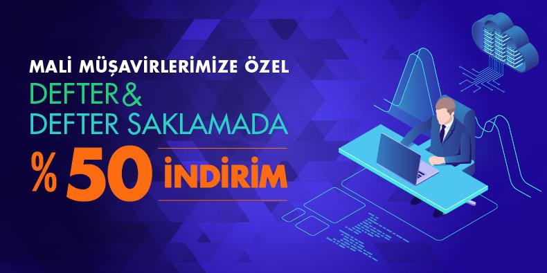 Mali Müşavirlere Defter & Defter Saklama %50 İndirimli