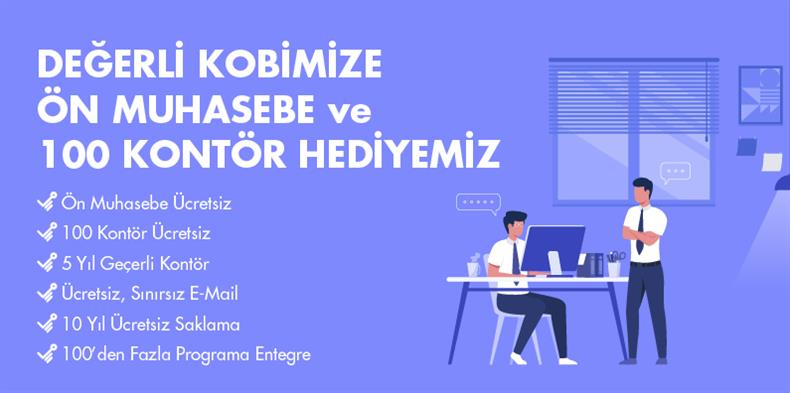  Değerli Kobimize Ön Muhasebe Ve 100 Kontör Hediyemiz